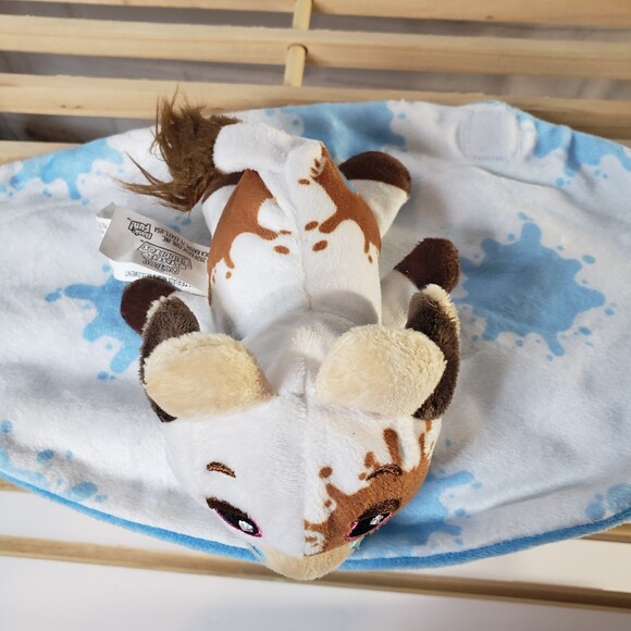 Adorable Cutetitos Milk & Cookies Cow Mini Plush Beanie Stuffed - Picture 3 of 5